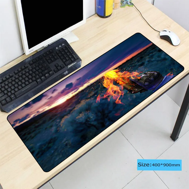 Counter Strike Large Size Gun mouse pad Anti-slip Natural Rubber PC Computer Gaming mousepad Desk M