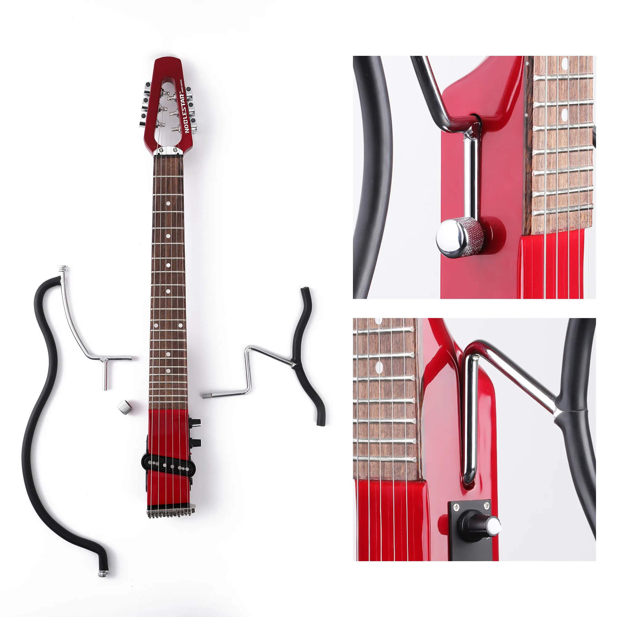 新品トラベルエレキギター Traveler Guitar Ultra-Light Nylon Mahogany 《ピエゾ搭載
