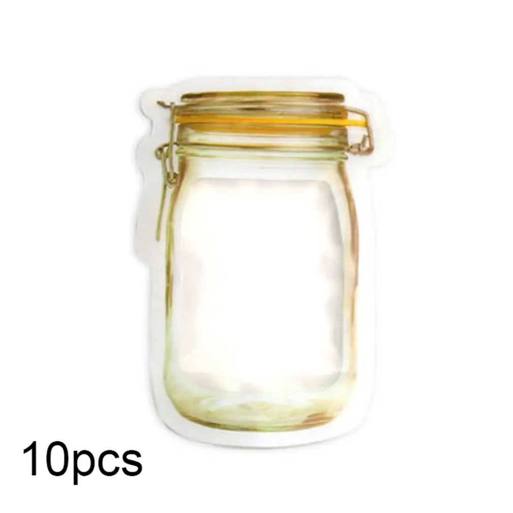 Mason Bottle самозапечатывающаяся сумка для хранения пищевых продуктов Ziplock вакуумные