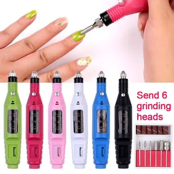 

1Set Professional Electric Nail Drill Machine Kit Manicure Machine Nail Art Pen Pedicure Nail File Efficient Nail Art Tools Kit