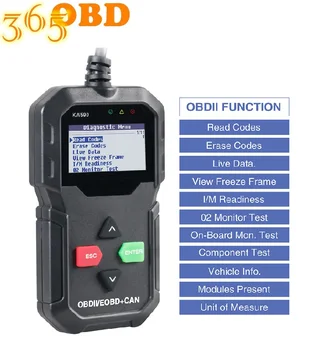 

KW590 Support Multi-languages Full ODB2 Function Auto Diagnosis tool kw 590 code reader scanner better than AD310