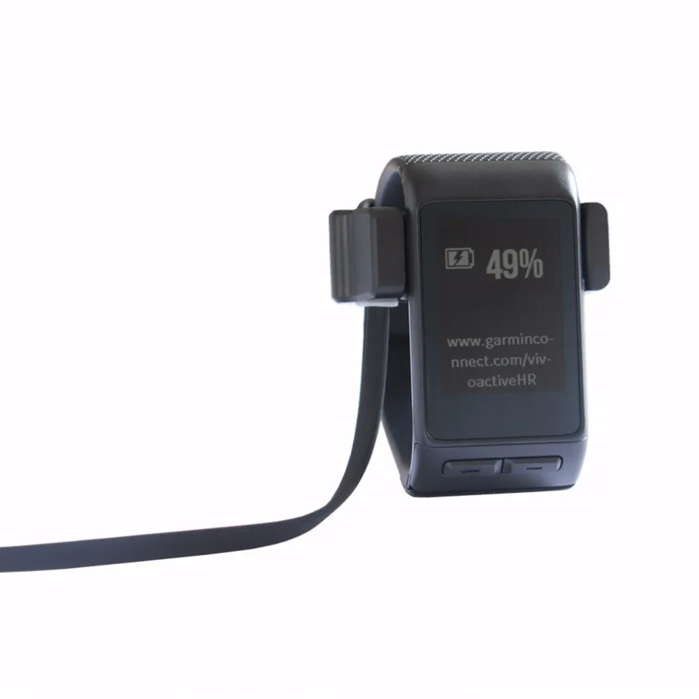 Замена USB зарядное устройство Подставка для подзарядки док зарядное устройство адаптер для Garmin Vivoactive HR Смарт часы Поддержка данных высокого качества