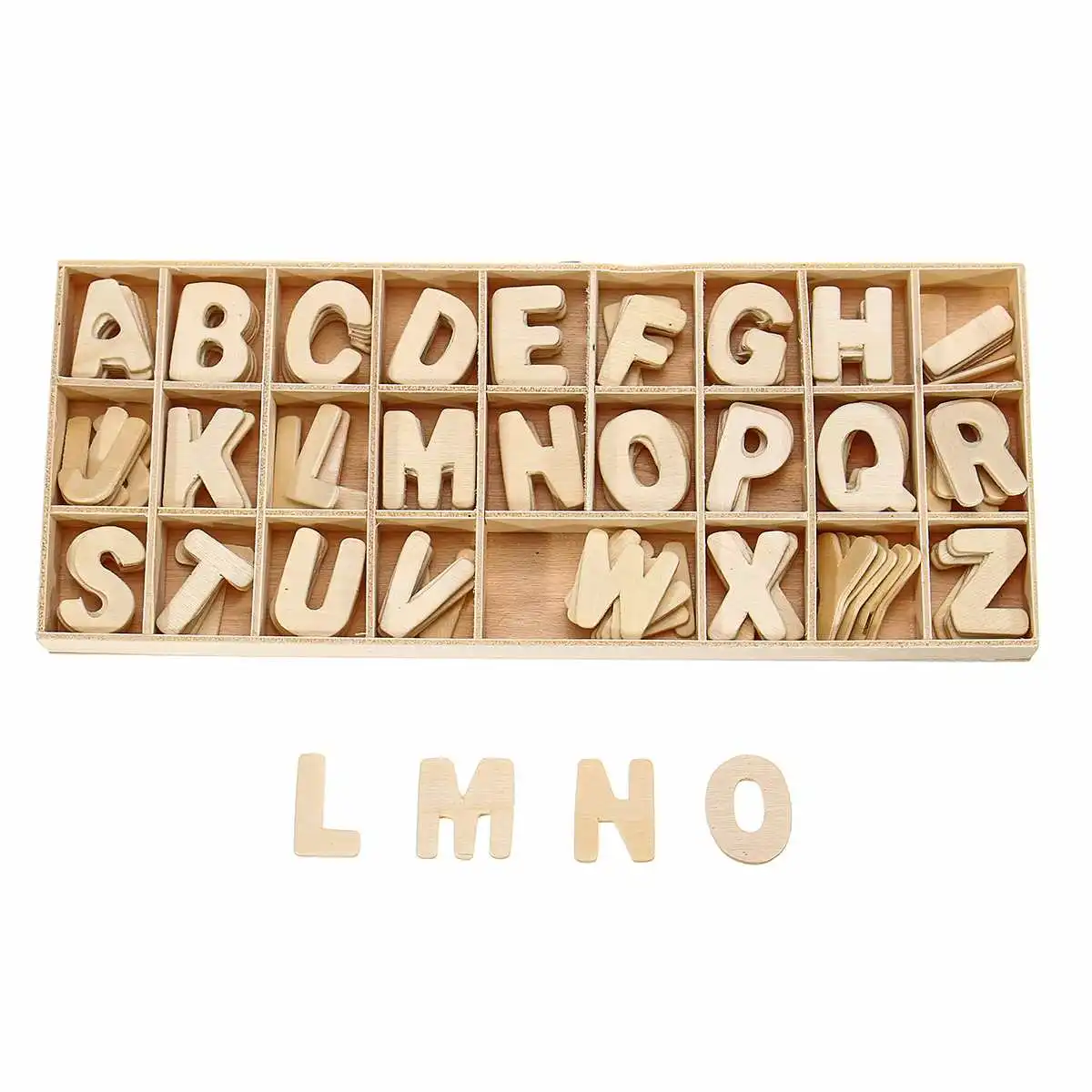 156 шт. каждый 6 шт. деревянные буквы алфавита Scrabble игрушки буквы ремесло Развивающие игрушки для детей раннего обучения подарок