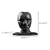 Creative Brain Hole Wide Open Statues Sculptures Resin Decor Crafts Gifts Figurines Desktop Home Decoration Accessories Modern 6