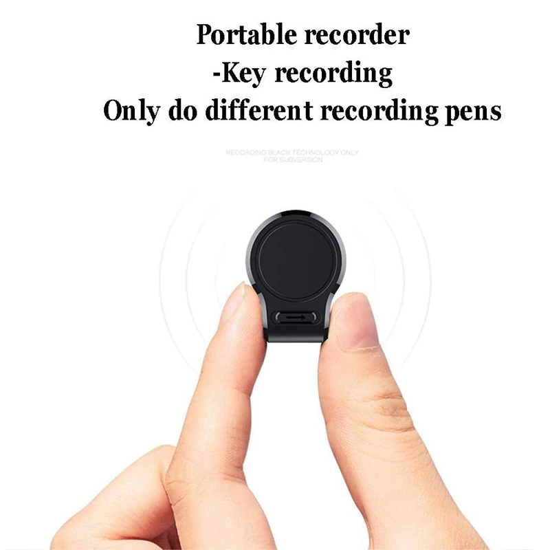  Abhu-Mini Audio Registratore Vocale 8G Portatile di Registrazione Magnetica Professionale Hd Digita