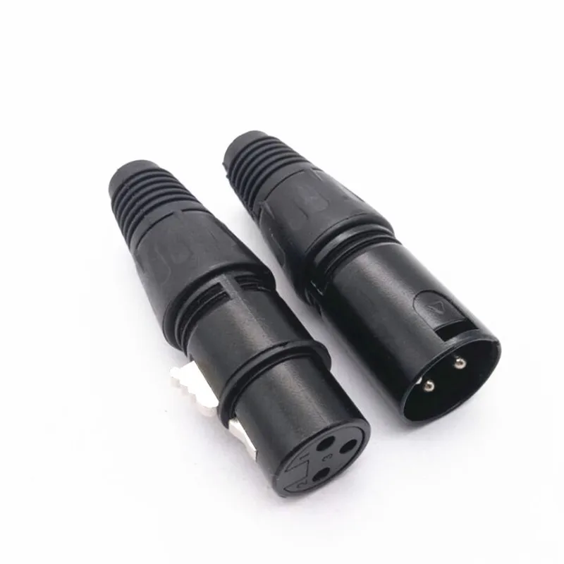 de áudio microfone conectores de cabo 10pcs