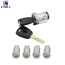 CHKJ набор замков зажигания автомобиля SIP22 лезвие для Fiat автомобиль фрезерный замок двери автомобиля модифицированный замок цилиндр авто ключ замок багажника