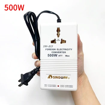 

1 Pcs Power Adapter Socket 220V to 110V 110V to 220V Adjustable In Both Directions AC Adapter Socket Power Transformer Converter
