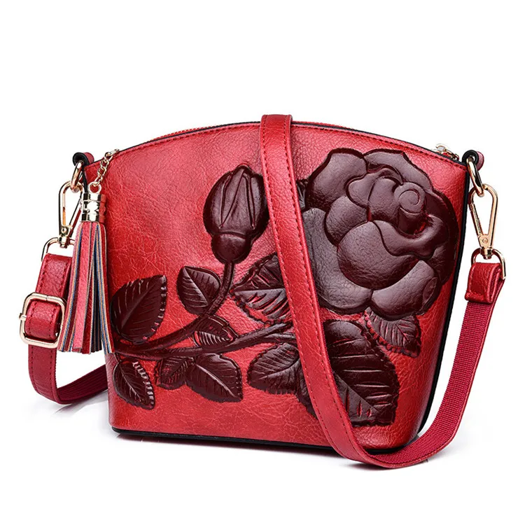 Маленькие сумки для женщин с объемным цветком розы, роскошные сумки, женские сумки, дизайнерские женские сумки-мессенджеры, сумка через плечо, женская сумка - Цвет: RED WINE