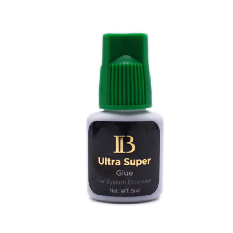 IB Ultra Super Glue Individual Fast Drying Eyelash Extensions Glue Green Cap 5ml Korea Adhesive Black Beauty Tools 6