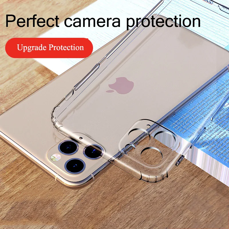 Тонкий прозрачный чехол для телефона iphone 11 pro max 11 Pro, прозрачный чехол для iPhone X XS MAX XR 7 8 Plus se 2 2020 11|Специальные чехлы| | АлиЭкспресс