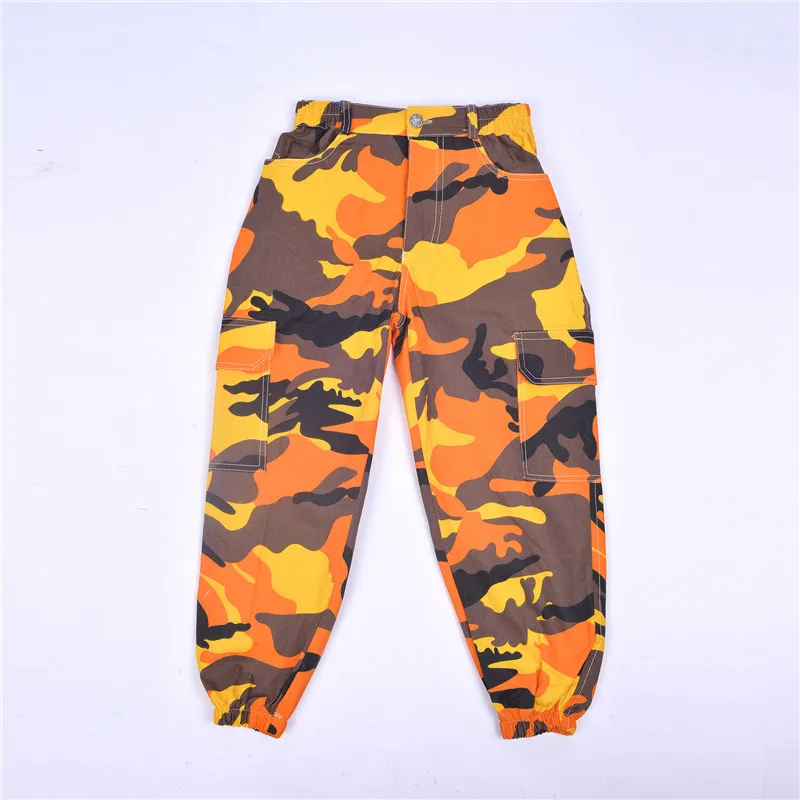 orange camo pants kids