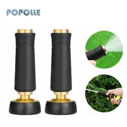 Mangueira de rega do jardim bocal rotativo ajustável cabeça pistola de pulverização de lavagem de carro adequado para jardinagem irrigação pulverização