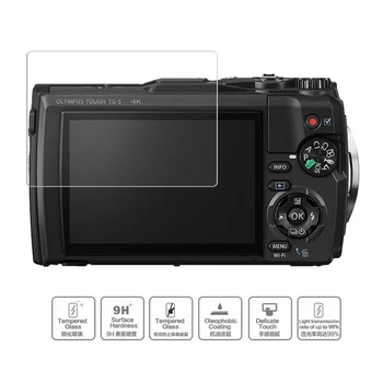 

Shockproof HD Tempered LCD Screen Protector for Olympus TG-6 TG-5 TG-4 TG-3 TG6 TG5 TG4 Camera Toughened Glass Film