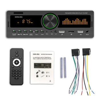 

Single 1 DIN Car Stereo MP3 Player FM Radio AUX TF Card U Disk Head Unit In Dash Digital Media Receiver Car MP3 Player