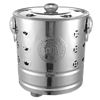 

2pcs Stainless Steel Burn Barrel Household Incinerator Barrel Burn Barrel for Home Yard Outdoor