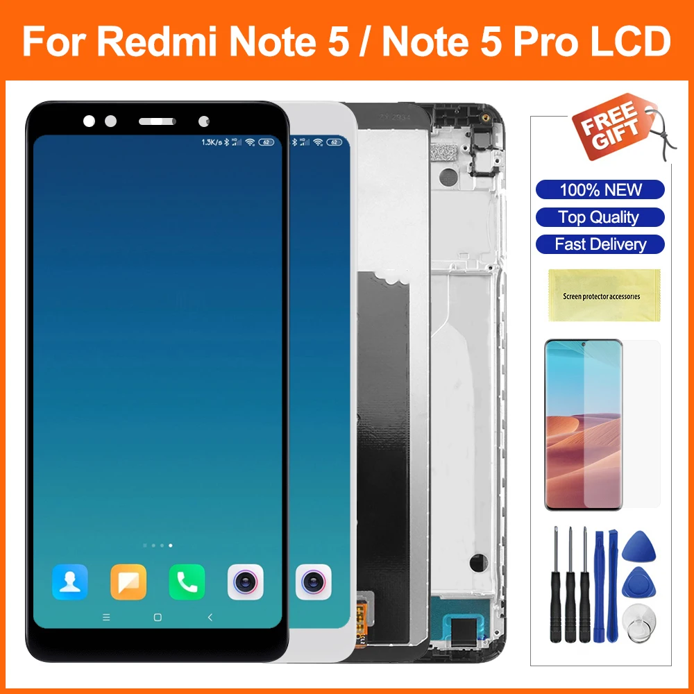 ЖК дисплей 5 99 дюйма для Xiaomi Redmi Note5 Note сенсорный экран с рамкой дигитайзер в сборе