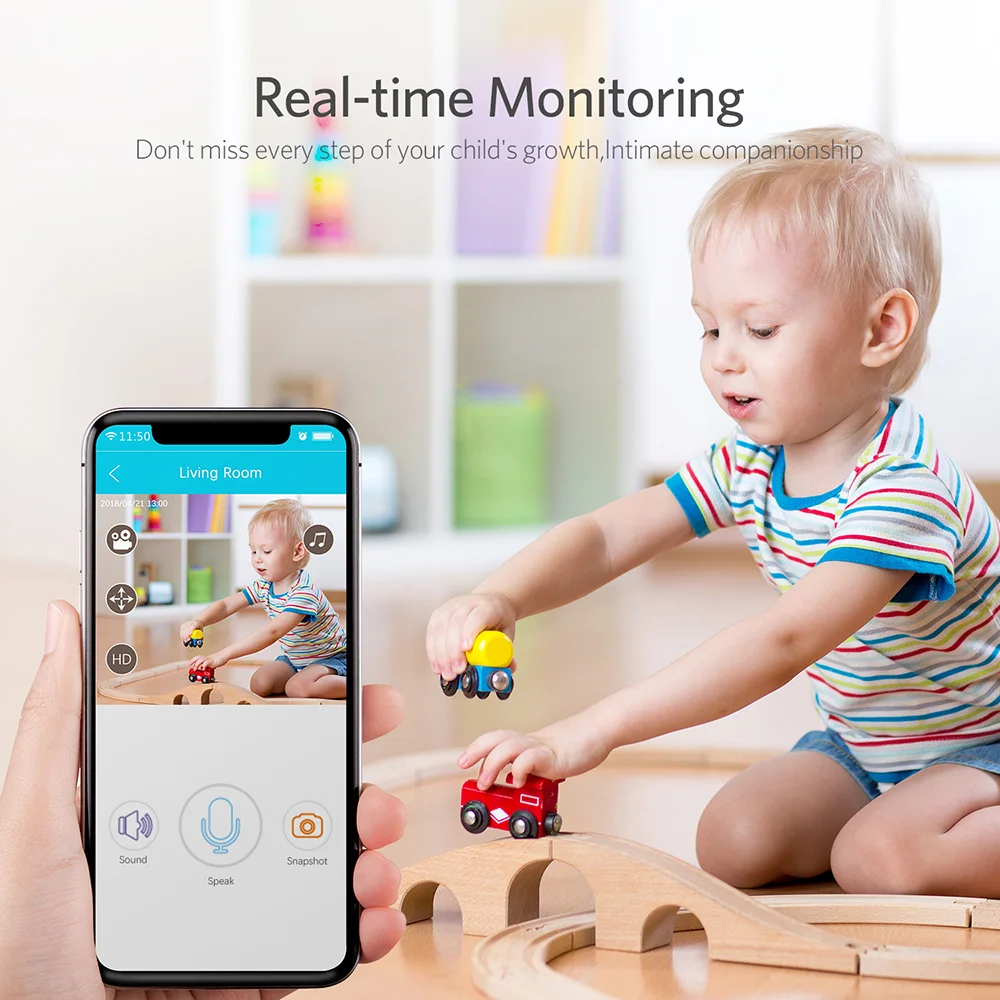 IMPORX 2,4 дюймов Wi-Fi Детский Монитор ночное видение камера безопасности новорожденный Беспроводной ЖК Аудио Видео детская камера монитор радио няня