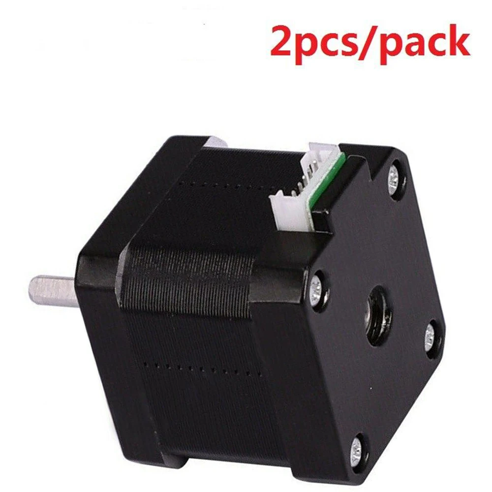 2 шт. 12V 1.6A 45 мм шаговый двигатель электрический 1,8 градусов угол Запчасти для 3D-принтеры