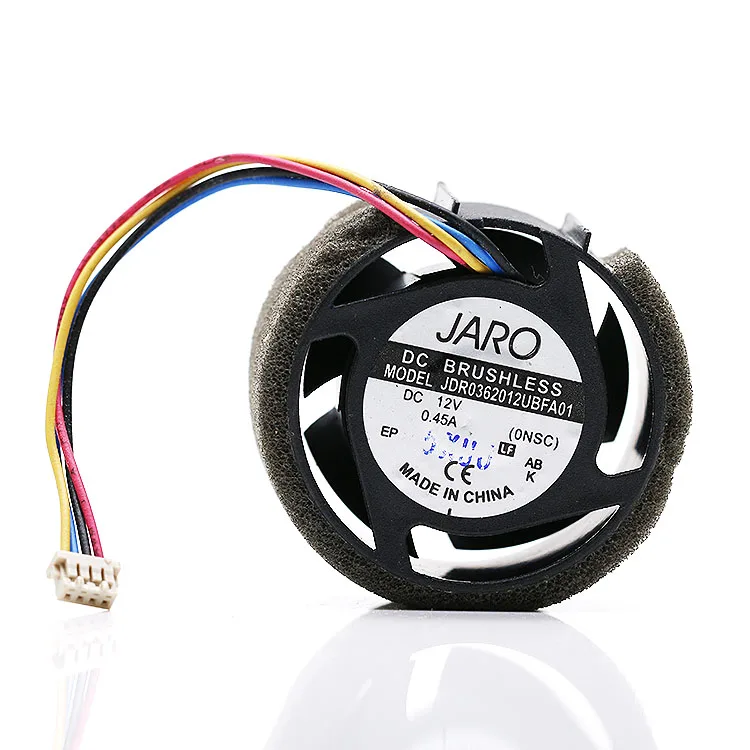 Для Jaro jdr03662012ubfa01 3620 12 В 0.45a четыре провода ШИМ Круглый Вентилятор охлаждения
