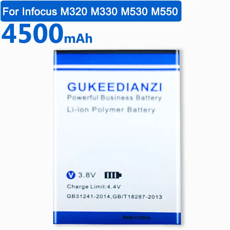 GUKEEDIANZI 4500 мАч UP140005 аккумулятор для телефона InFOCUS M320 M320U M320M M330 M530 M550 BAT-07 мобильный сменный аккумулятор