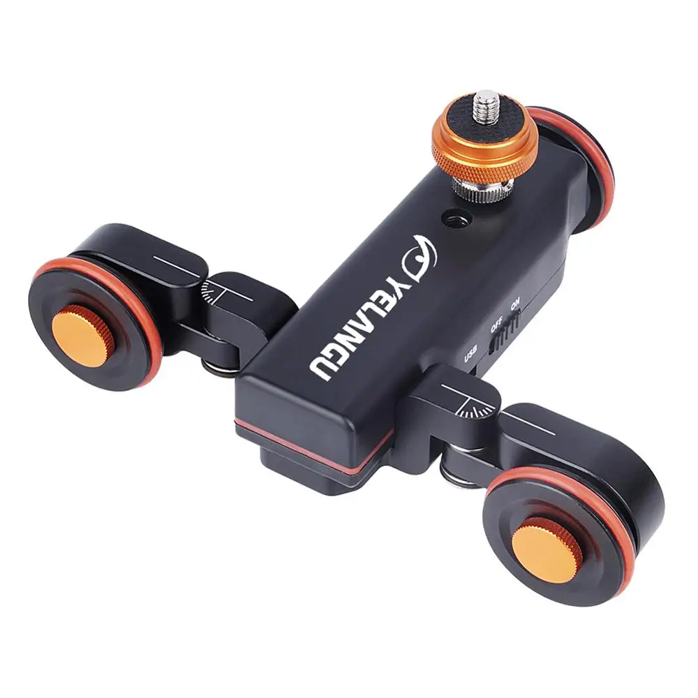 #*Cheap YELANGU L3 Electric Video Dolly 3 Wheel Pulley Car Rail Rolling Track Slider Skater for DSLR SLR Camera Camcorder Smart Phone