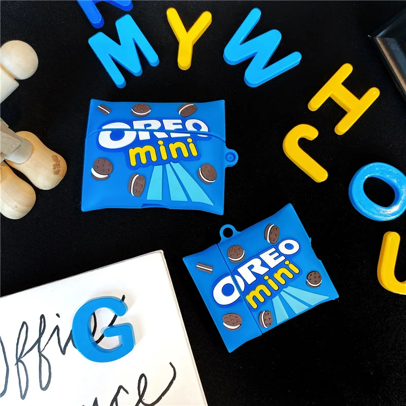 3D Dragon Chocolate Earphone Case for AirPods Pro Cute Chip Snack Bag Soft Silicone for Airpods 3 2 Case Protective Charging Box