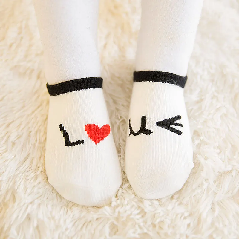 Летние и осенние хлопковые милые Нескользящие носки для малышей с рисунками хлопковые носки для мальчиков и девочек Полосатые носки для малышей носки для новорожденных
