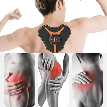 

Portable EMS Electric Neck Cervical Massager Stimulator Back Thigh Massager Pulse Pain Relief Intelligent Massage Sticker Patch