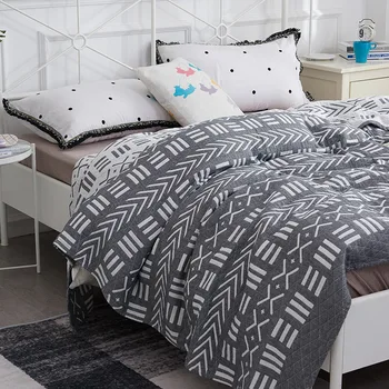 

Spring Summer Home Bed Blanket Newborn Wraps Comforter Chair Kids Covering Sleeper Swaddle Furniture