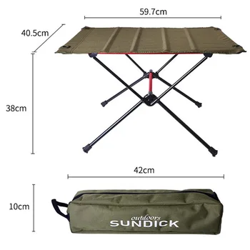

1000D Kadura Fabric Tablecloth Camping Table Folding Portable Carry Bag Holders Outdoor Picnic Hiking Fishing