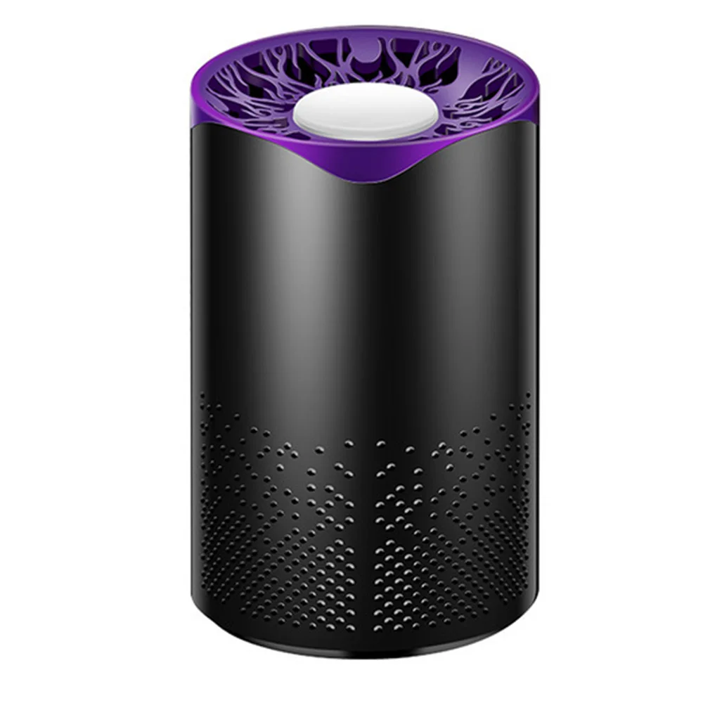 Black USB 5 Вт москитный светильник Zapper деликатная модная ловушка для насекомых-вредителей УФ-лампа Moths Killer DC5V лампа для комаров креативная - Цвет: Black