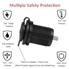 12V Waterproof Cigarette Lighter Socket Plug for Car Boat Motorcycle Cigarette Lighter Phone Charger Socket Power Plug Outlet D4 ► Photo 3/6