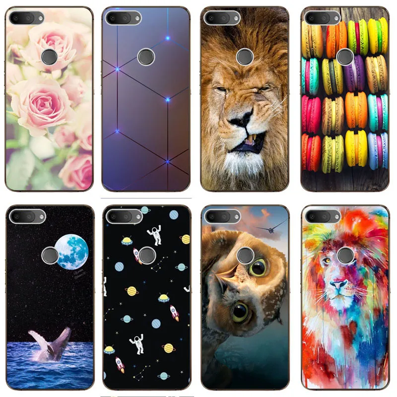 

Soft TPU Patterned Case For Alcatel 1S 2019 Anti Skid Fashion Silicon Cute Cover for Alcatel 1S 2019 5.5-inch Top Quality