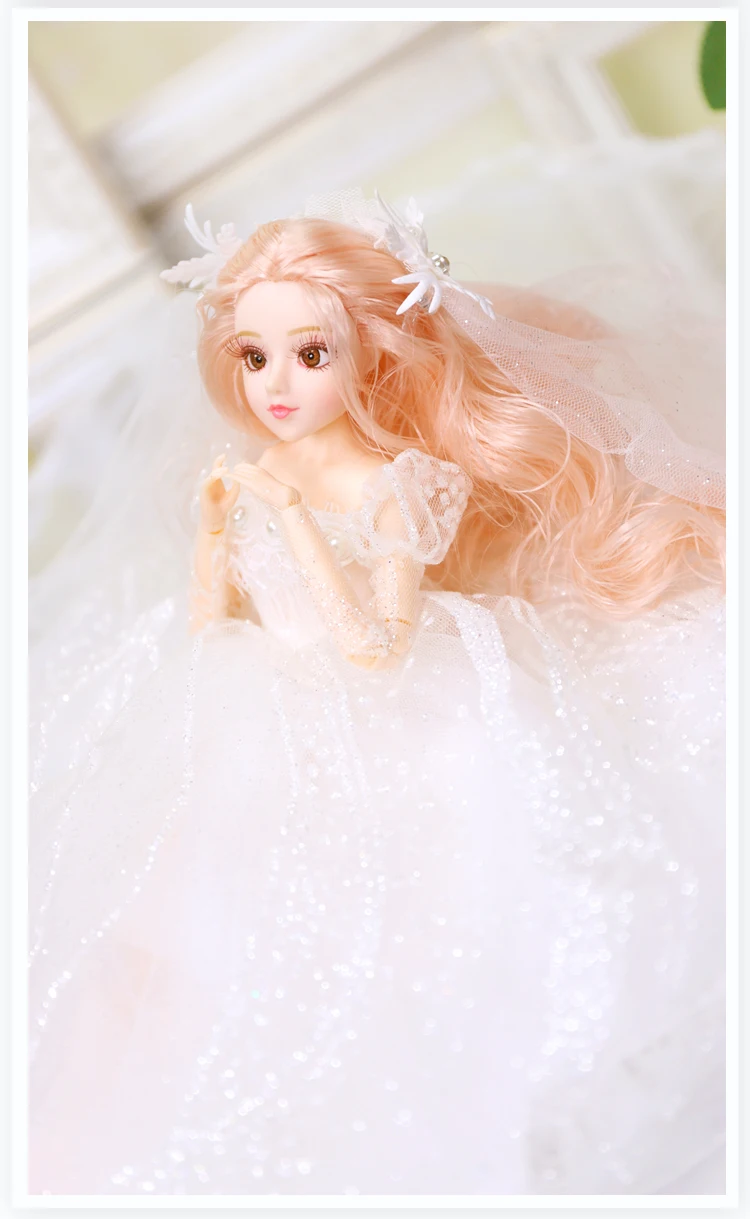 Dream Fairy 1/6 BJD Blyth кукла шарнир тело принцесса из свадебной серии Костюм Куклы с макияж Подарочная коробка подарочные игрушки ледяной, SD