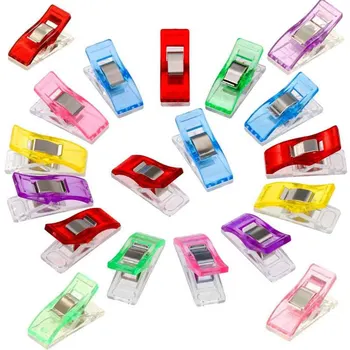 

10pc Job Foot Case Multicolor Plastic Clips Hemming Sewing Tools Sewing Accessories Sewing