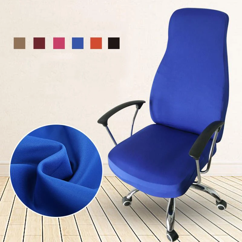 Coprisedia elasticizzato da pranzo della sedia Slipcovers Dchair Protector copertura sedile Slipcover Blue 