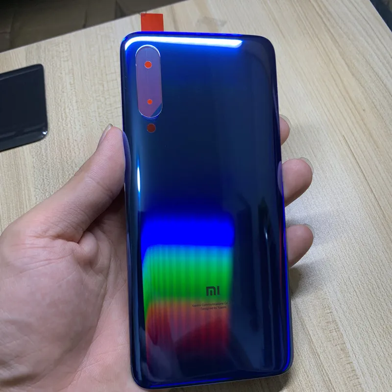 Для Xiaomi mi 9 стеклянный задний корпус для Xiao mi 9SE батарея задняя крышка CC9 Задняя стеклянная Замена чехол запчасти