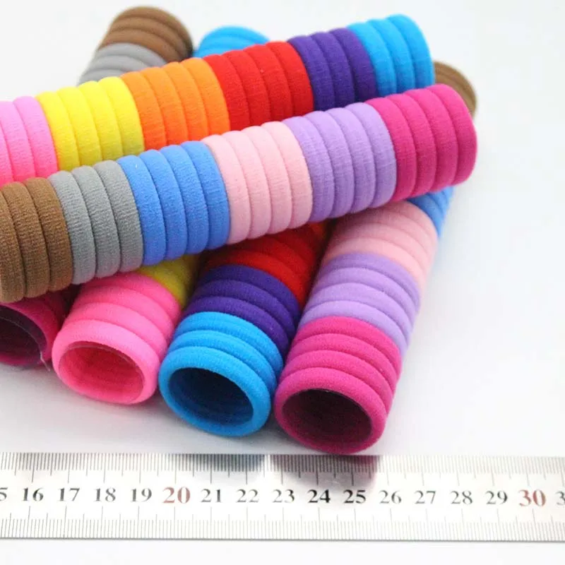 3 см 40 шт./лот Детская волос зажим аксессуар для scrunchies резинки аксессуары девочек
