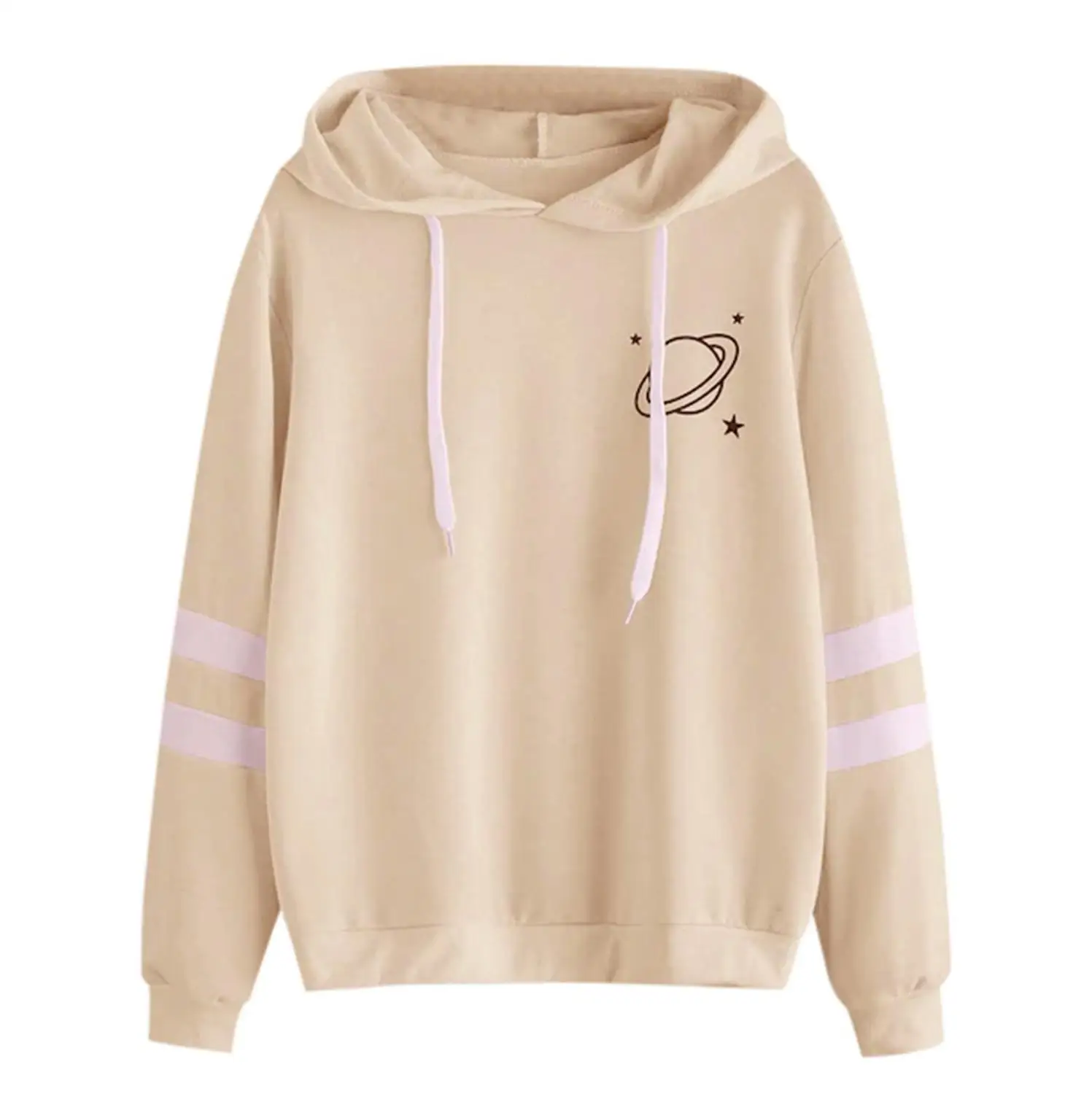 Hot Sale Spring Kawaii Blank Women Sweatshirt Kpop Solid Hoodies Warm Fleece Harajuku Hooded Black White Gray Pink Red Blue Neonde
