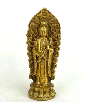 

Copper Satue Pure copper, the three saints of the west, buddha statue, Amitabha, Guanyin , Mahasthamaprapta Bodhisattva, 3 style