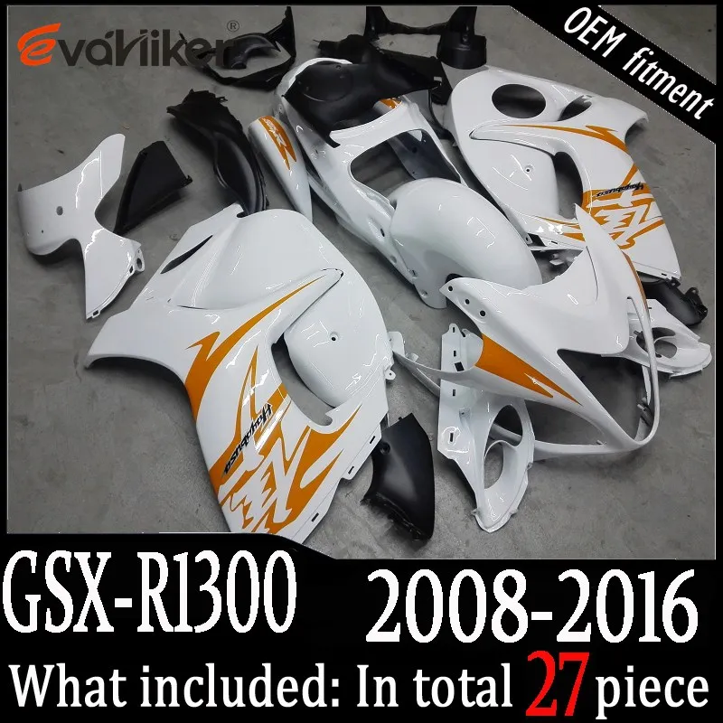 Заказной обтекатель для GSX-R1300 2008- ABS Пластиковый обтекатель двигателя комплект литья под давлением оранжевый+ подарки