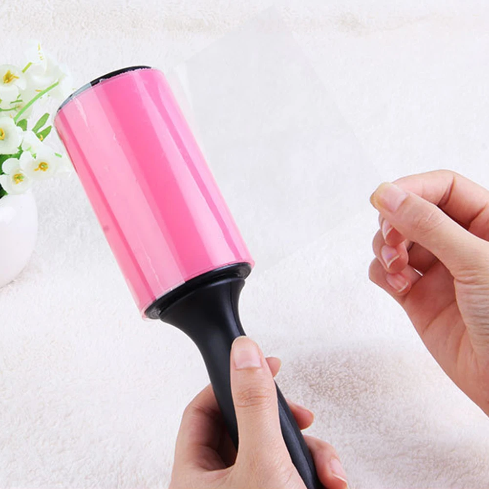 Tools Household Straight Easy Adhesive Pet Hair Lint Roller Clothes Clean Washable Portable Wiper Dust Remover Reusable Carpet