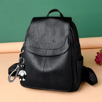

Female Backpack Large Capacity Luxury Black Casual Backpacks for Teenage Girls Mochilas Women Bagpack Bookbags