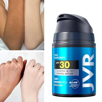 

JVR Facial Body Sunscreen Whitening Sun Cream Sunblock Skin Protector Facial Cream Nourishing Repairing Moisturizing SPF 30 Face