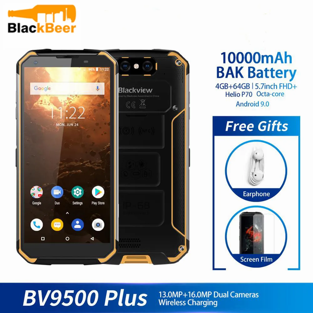 Blackview BV9500 Plus смартфон с 5 дюймовым дисплеем восьмиядерным процессором ОЗУ 4 Гб ПЗУ