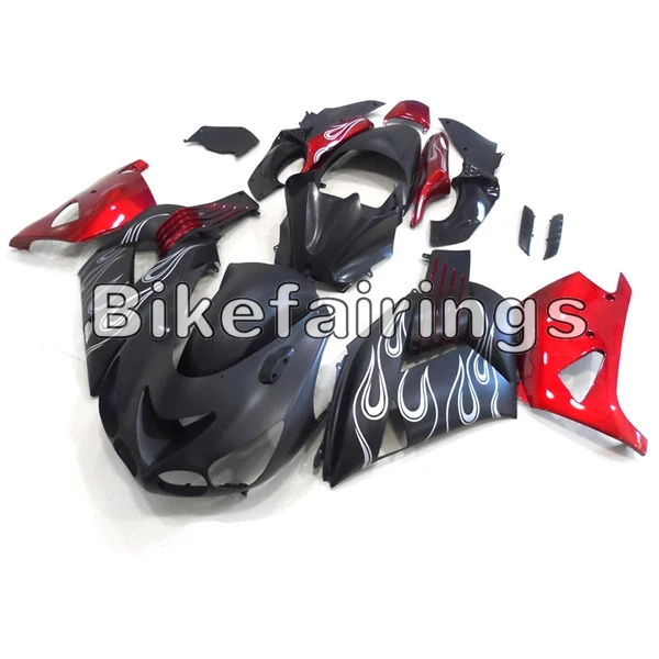 Полный обтекатели для Кавасаки ZX14R 2006 2007 2008 2009 2010 2011 ZX-14R ABS пластиковые детали для мотоцикла кузов матовый черный, красный