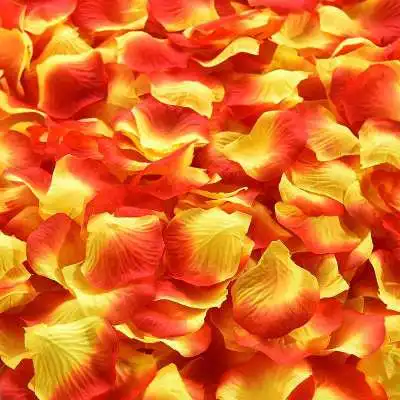 Vibrant Artificial Silk Rose Petals for Romantic Wedding and Event Decoration