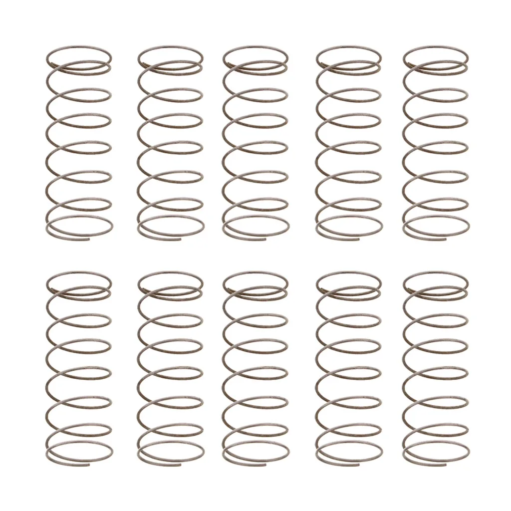 10 Pcs Silver Metal Trombone Springs for Brass Instrument Parts