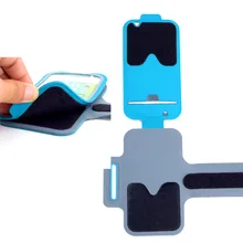 Прямые поставки высокого класса лайкра ткань для бега мобильный телефон рука ремень напряжение ремесло спортивный нарукавник может быть напечатан логотип